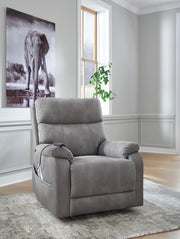 Ashley 4070812 Next-Gen Durapella Slate Performance Fabric Power Lift Recliner