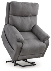 Ashley 4070812 Next-Gen Durapella Slate Performance Fabric Power Lift Recliner