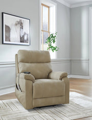 Ashley 4070912 Next-Gen Durapella Sand Performance Fabric Power Lift Recliner