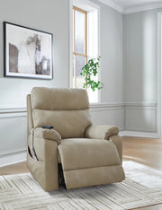 Ashley 4070912 Next-Gen Durapella Sand Performance Fabric Power Lift Recliner