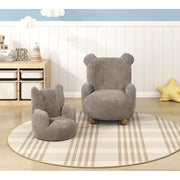 Homelegance 4212BRW-1BG Kindred Bear Kid's Chair