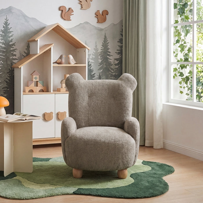 Homelegance 4212BRW-1BG Kindred Bear Kid's Chair
