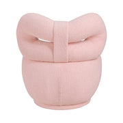 Homelegance 4213PK-1BG Mallow Pink Bow Kid's Swivel Chair