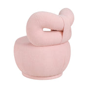 Homelegance 4213PK-1BG Mallow Pink Bow Kid's Swivel Chair