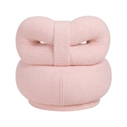 Homelegance 4213PK-1MN Mallow Mini Pink Bow Kid's Swivel Chair