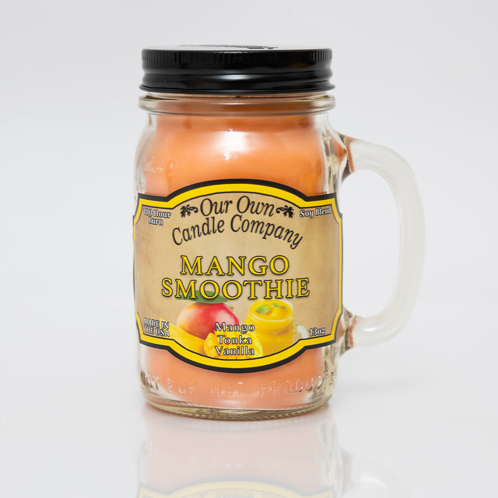 Our Own Candle Company Mango Smoothie Mason Jar Candle