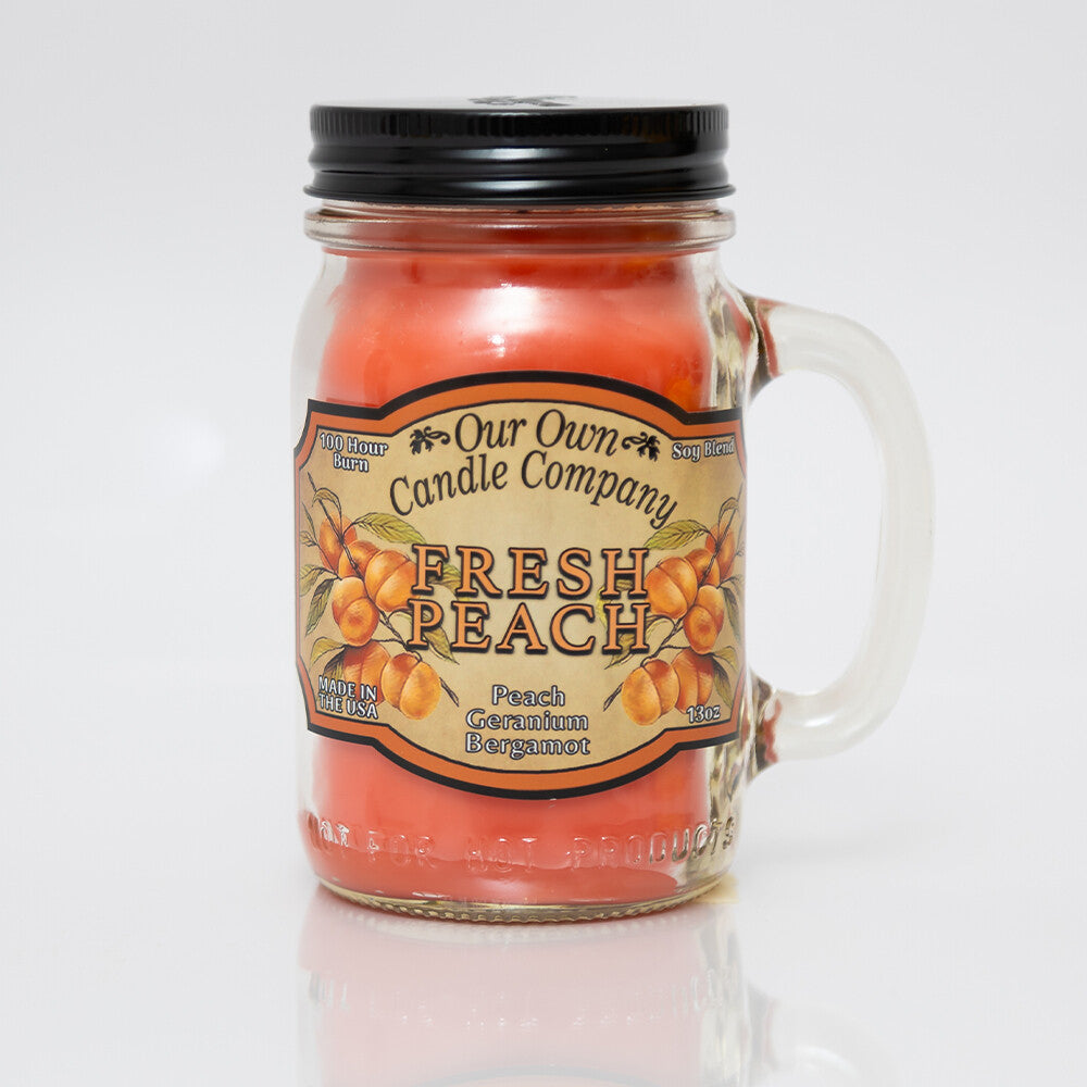 Our Own Candle Company Peach Mason Jar Candle
