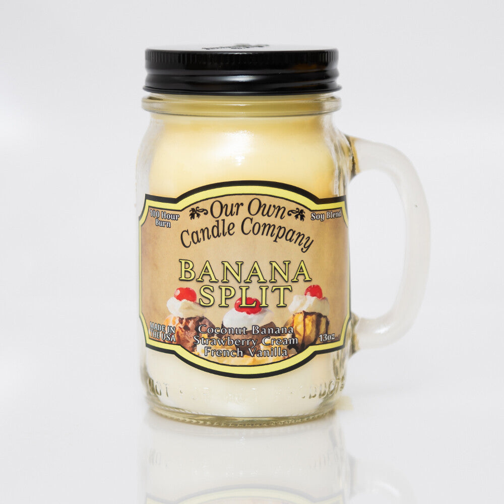 Our Own Candle Company Banana Split Mason Jar Candle