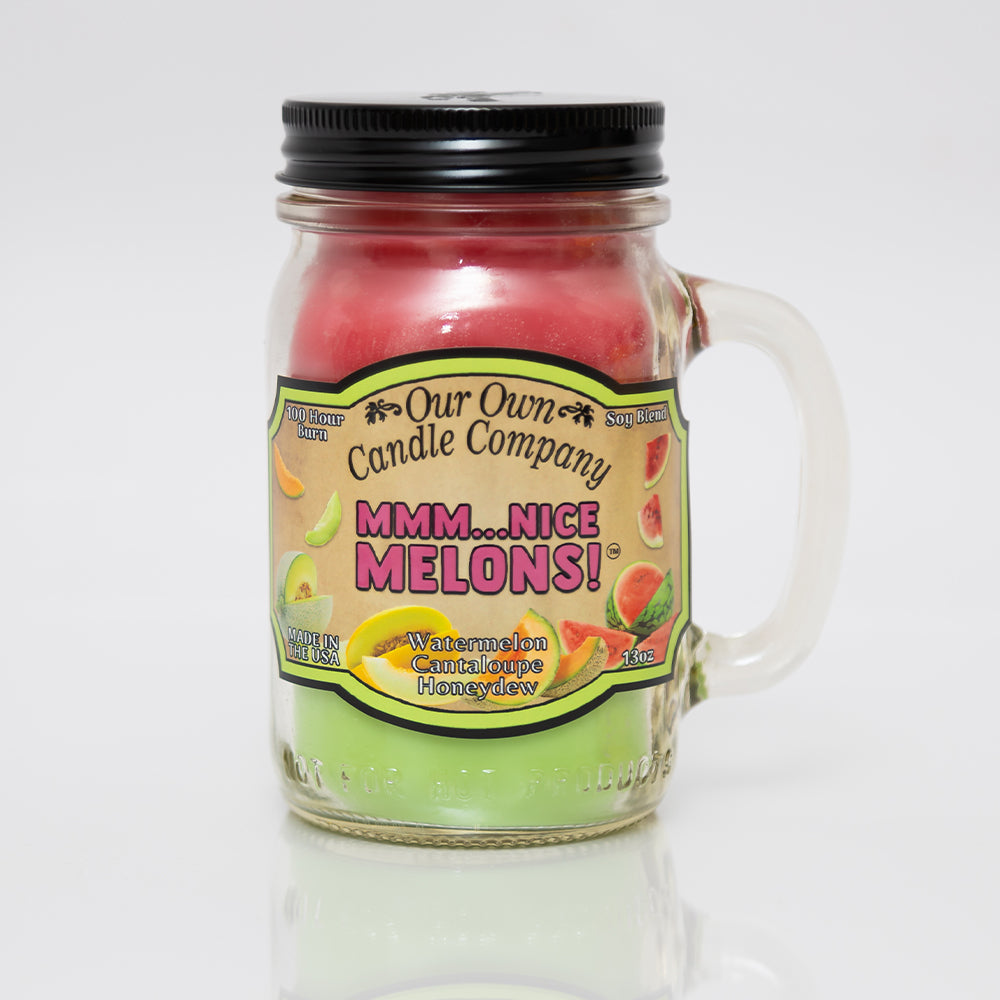 Our Own Candle Company Melon Triple (Mmm... Nice Melons) Mason Jar Candle