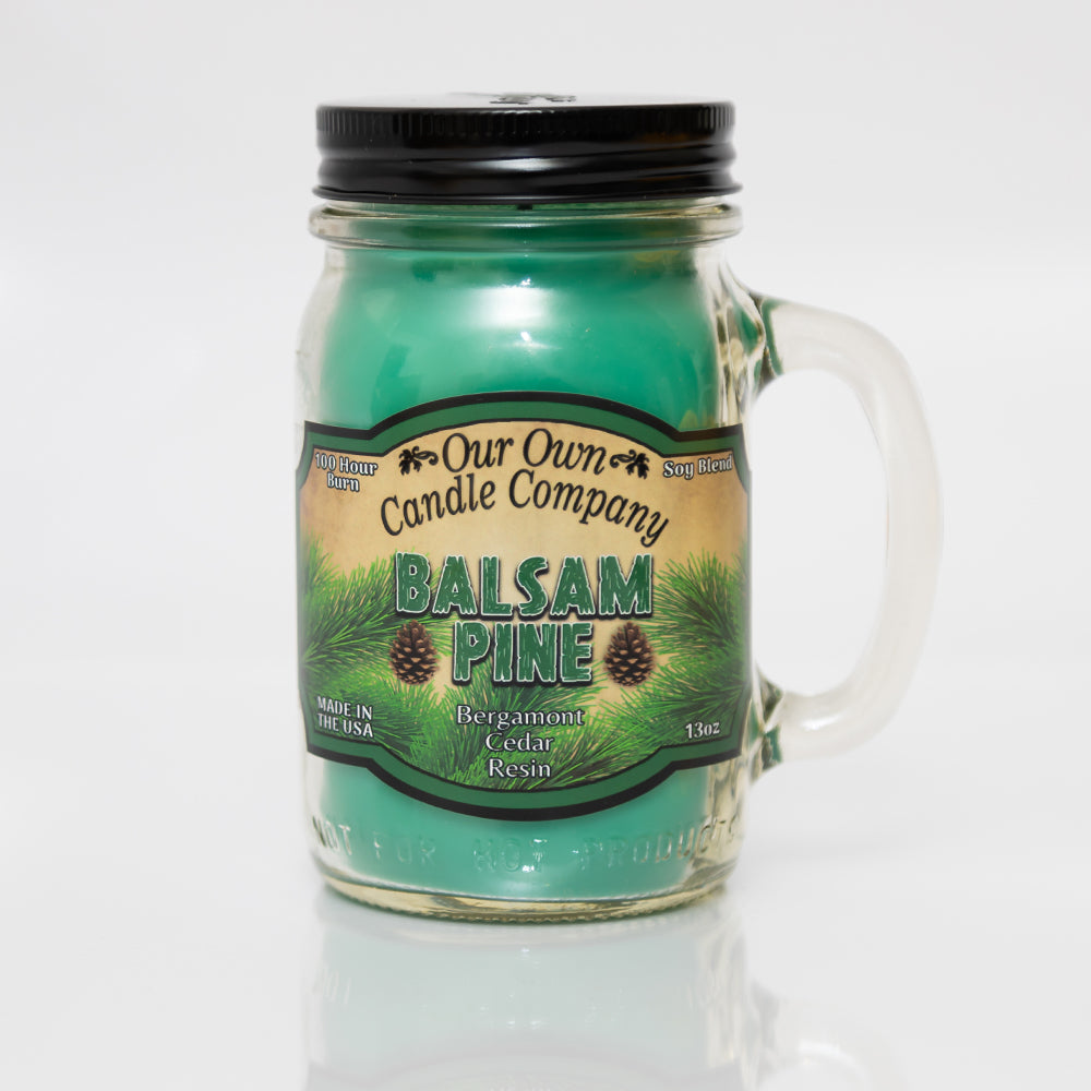 Our Own Candle Company Balsam Pine Mason Jar Candle