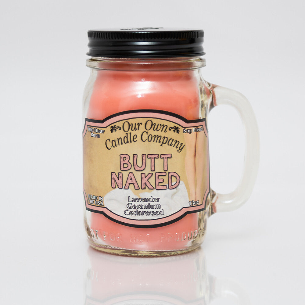 Our Own Candle Company Butt Naked Mason Jar Candle