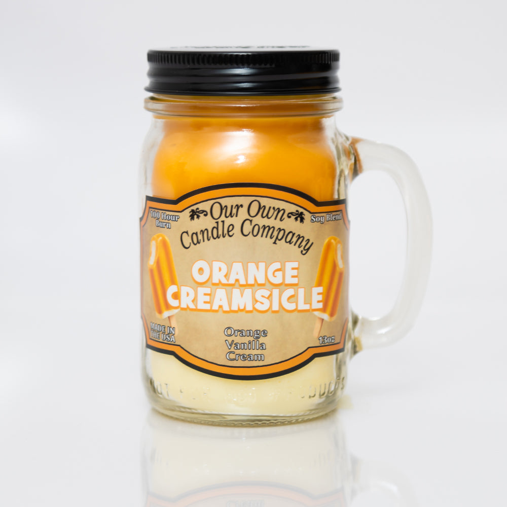 Our Own Candle Company Orange Creamsicle Mason Jar Candle