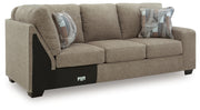 Ashley 48404S1 Newellen Hemp 3 Piece Sectional with LHF Chaise