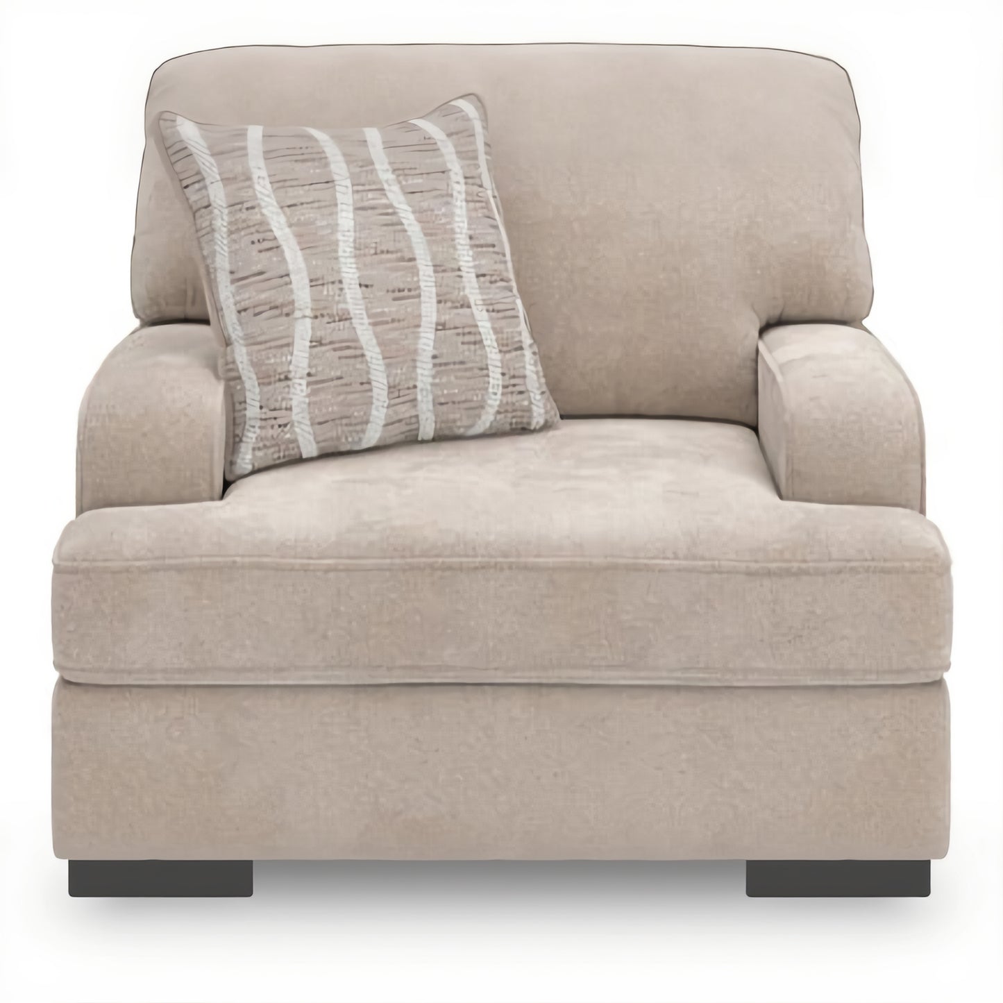 Ashley 5990223 High Profile Taupe Chair 1/2