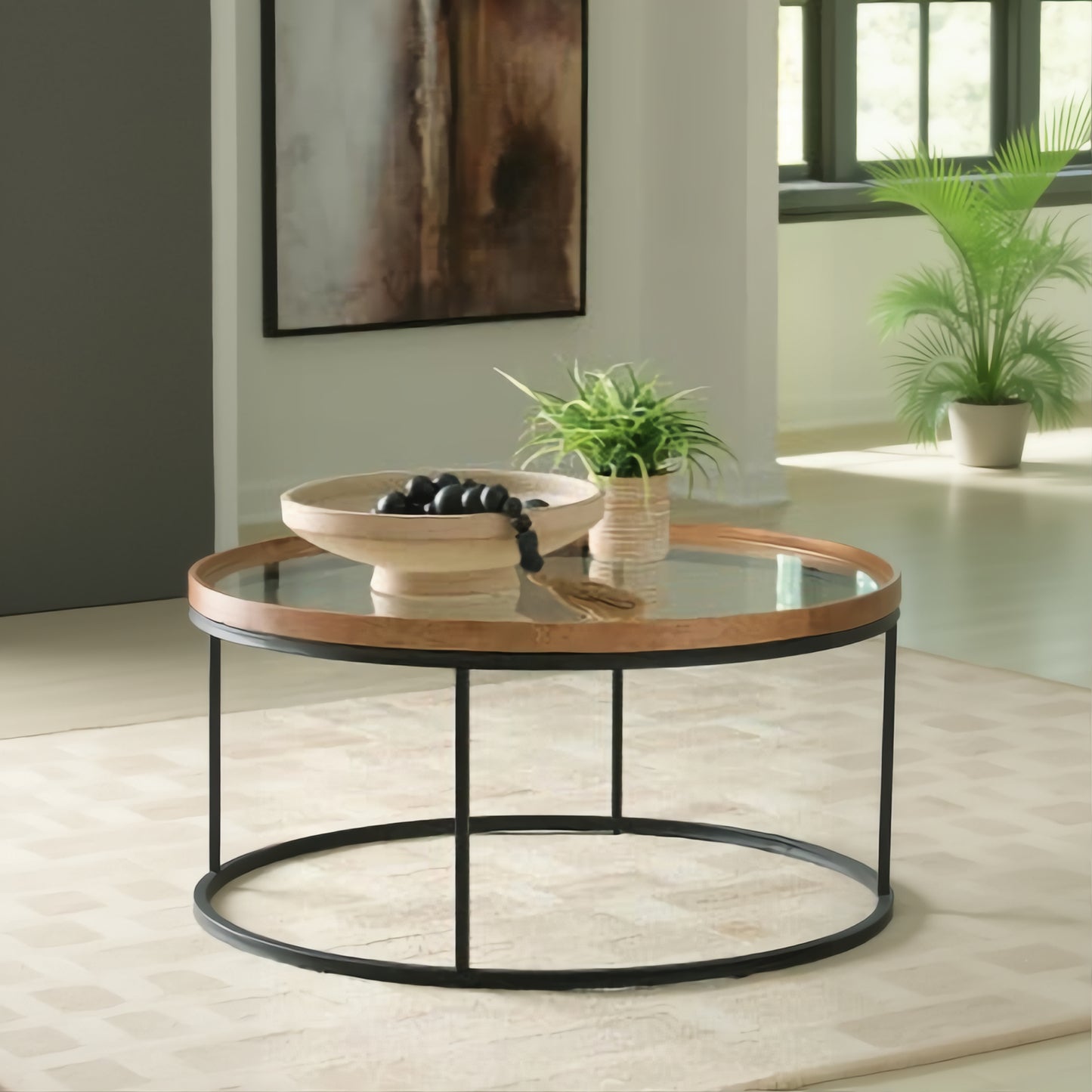 Ashley T502-8 Noraluna Round Coffee Table