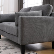 101 Stories 101SC-110115-GRY-3 Asha Sofa