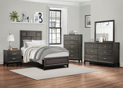 Homelegance 1645-5 Davi Gray 6 Drawer Dresser