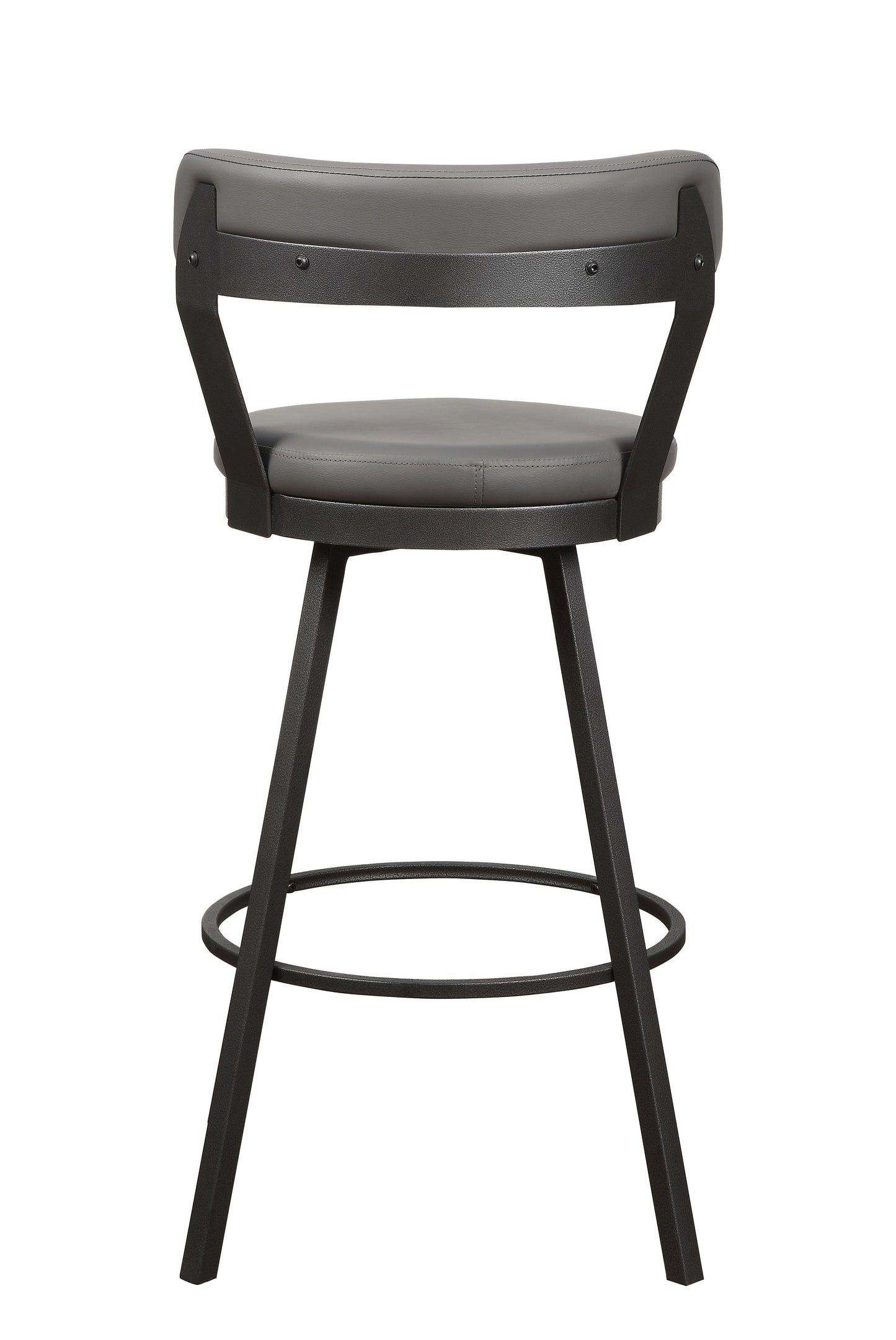 Homelegance 5566-29GY3A Appert Grey Swivel Bar Height Stool