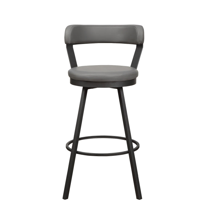 Homelegance 5566-29GY3A Appert Grey Swivel Bar Height Stool