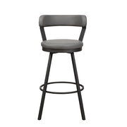 Homelegance 5566-29GY3A Appert Grey Swivel Bar Height Stool