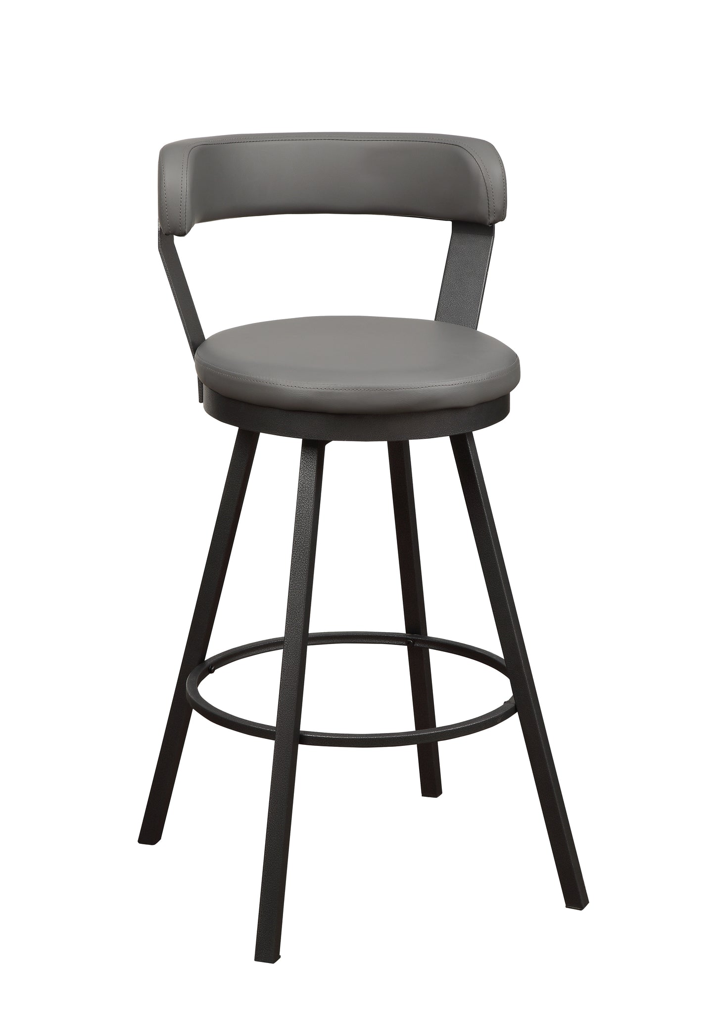 Homelegance 5566-29GY3A Appert Grey Swivel Bar Height Stool