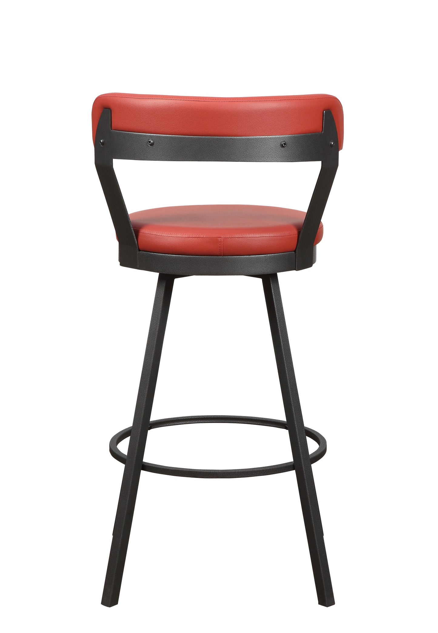 Homelegance 5566-29RD Appert Red Swivel Bar Height Stool