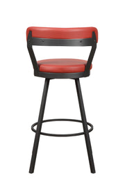 Homelegance 5566-29RD Appert Red Swivel Bar Height Stool