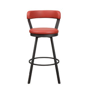 Homelegance 5566-29RD Appert Red Swivel Bar Height Stool