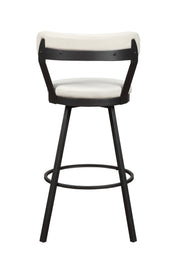 Homelegance 5566-29WT Appert White Swivel Bar Height Stool