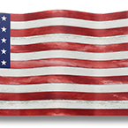 Classy Art WF2784 American Flag 39 x 16