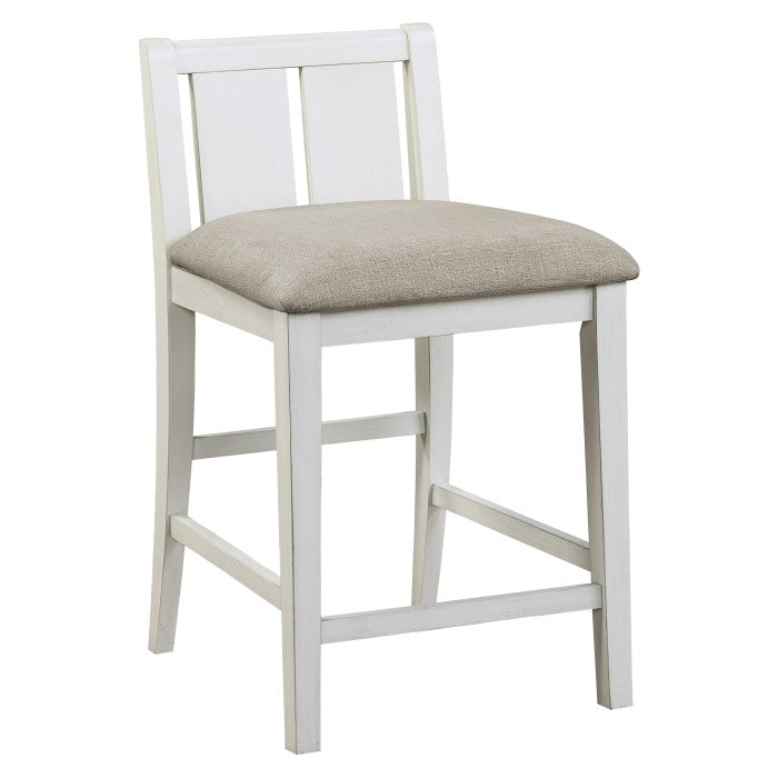 Homelegance 5773WH-32 Daye Gray White 3 Piece Counter Height Pack