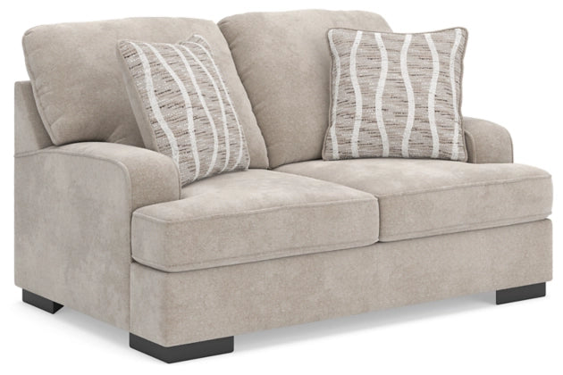 Ashley 5990235 High Profile Taupe Loveseat