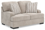 Ashley 5990235 High Profile Taupe Loveseat