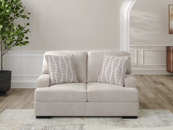 Ashley 5990235 High Profile Taupe Loveseat