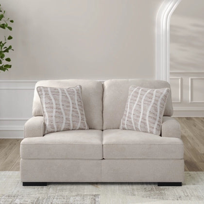 Ashley 5990235 High Profile Taupe Loveseat