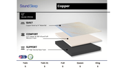 Sound Sleep 6084 RP 12" Copper Infused Memory Foam King Mattress