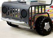 FOA CM7766-BED Trekker Gun Metal Truck Jeep Twin Bed