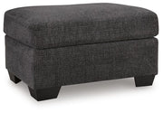 Ashley 6310114 Loreo Ebony Ottoman