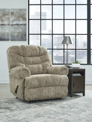 Ashley 6380329 Movie Man Taupe Zero Wall Recliner