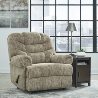 Ashley 6380329 Movie Man Taupe Zero Wall Recliner