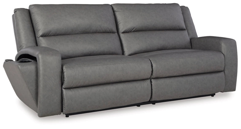 Ashley 6910681 Brixworth Zero Wall 2 Seat Reclining Sofa w/ Pop Out Storage & Cup Holder
