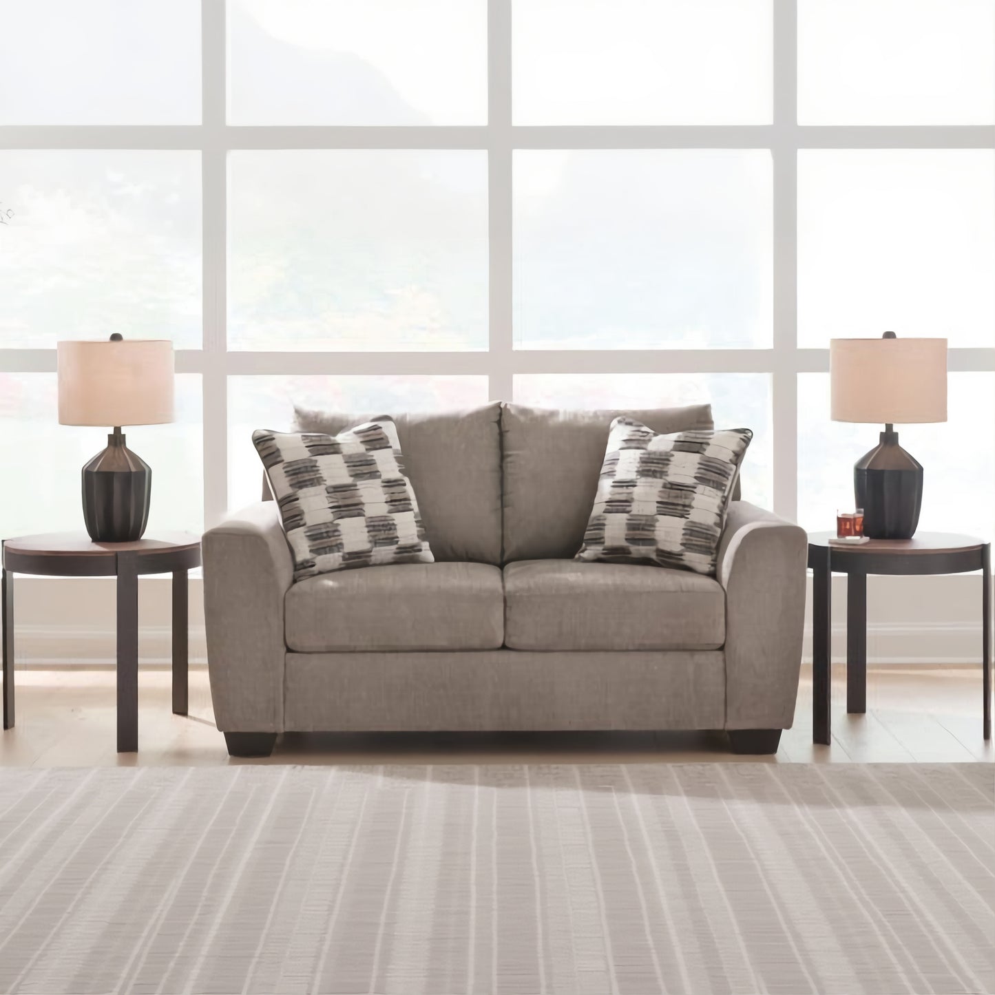 Ashley 6310235 Loreo Truffle Loveseat
