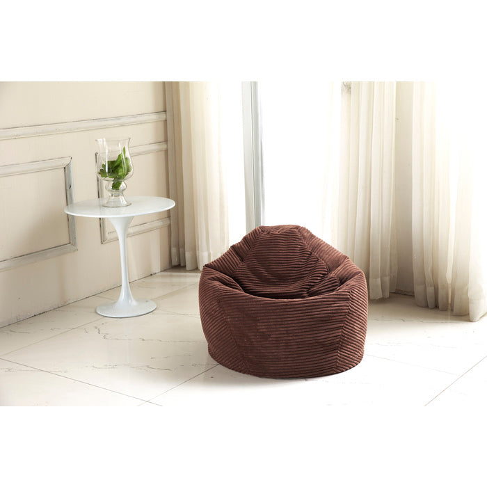 Milton 7001-JUN-DB Dark Brown Retro Style Bean Bag