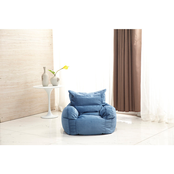 Milton 7002-ARM-BL Blue Diamond Weave Style Arm Bean Bag