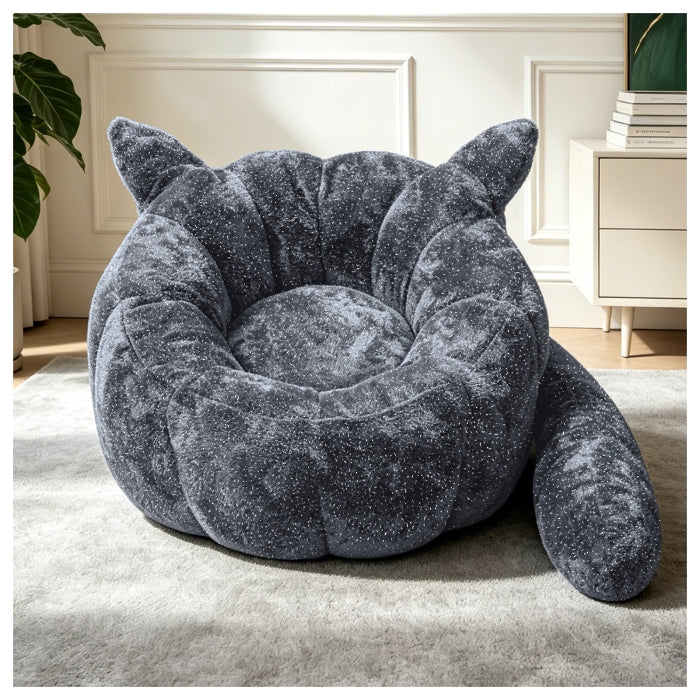 Milton 7008-GR Gray Cat Ears Bean Bag