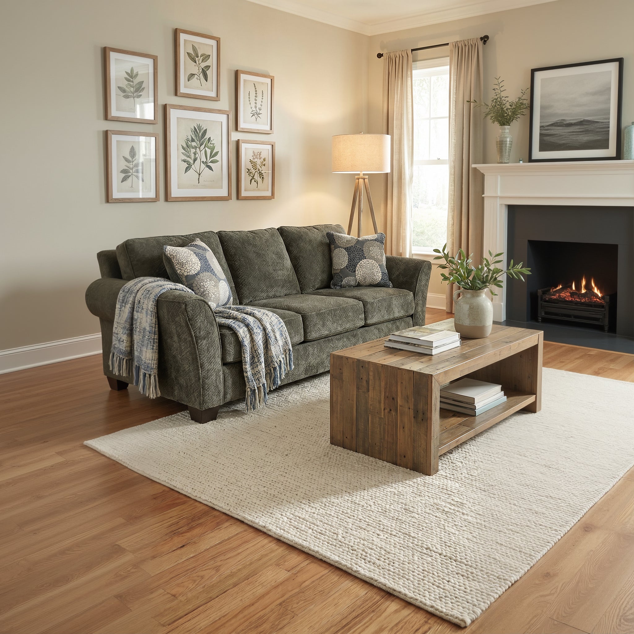 Stanton 18401 Brinkley Tobacco Sofa