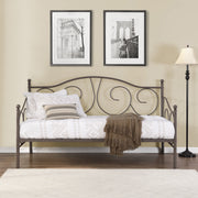 Milton 7629 Victorian Style Copper Matte Metal Day Bed