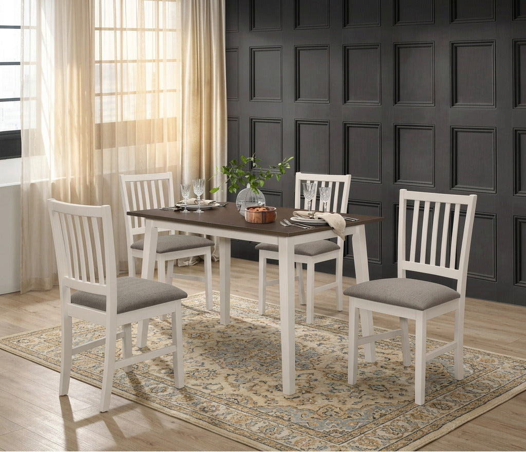 Milton 7809/7709 Taupe 5 Piece Dining Set