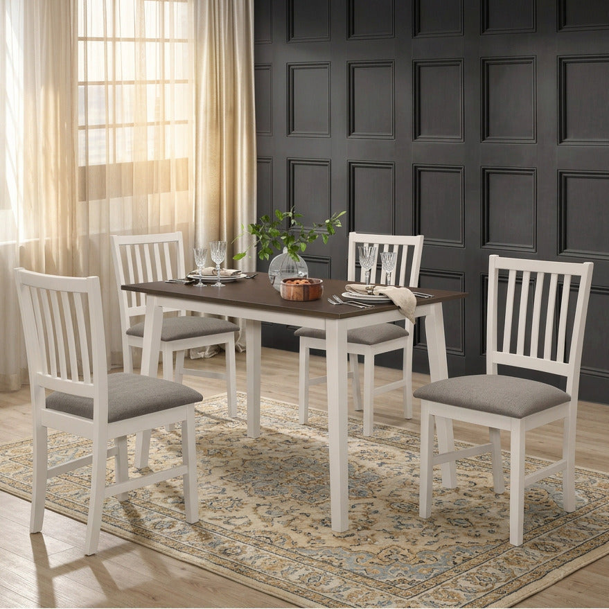 Milton 7809/7709 Taupe 5 Piece Dining Set
