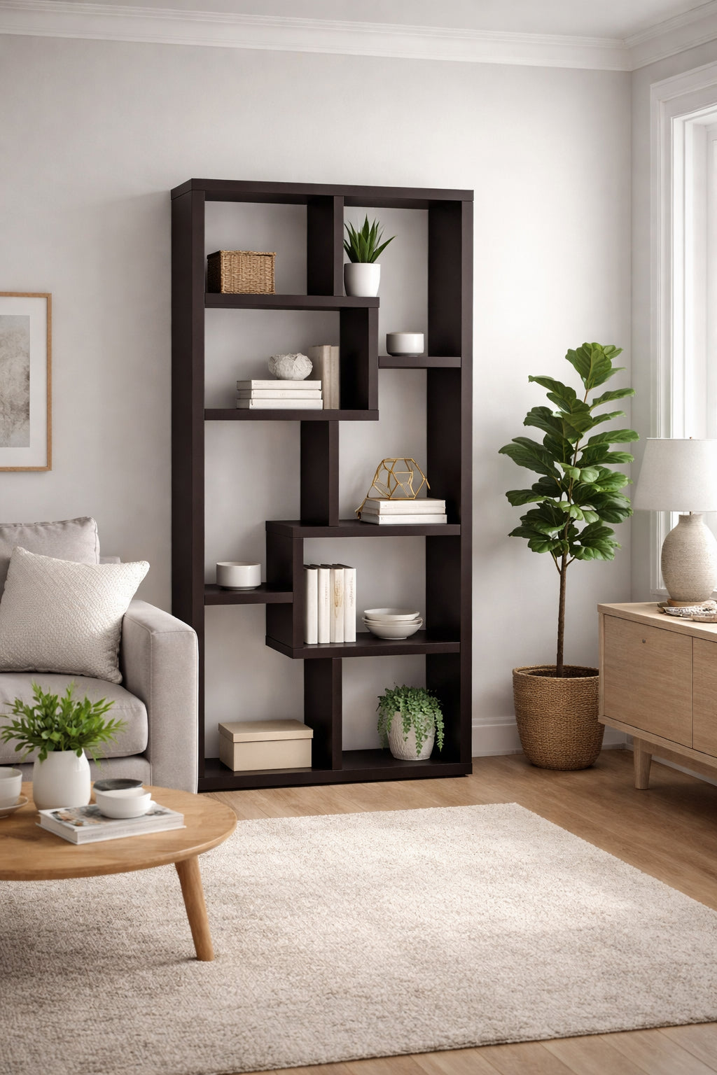Coaster 800264 Cappuccino Bookshelf